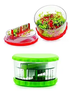 KEXON Multi Crusher/Vegetable Cutter/Onion Cutter/Chopper/Manual Vegetable Cutter for Kitchen