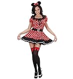 Widmann 77441 - Damen Kostüm Mouse Girl, Kleid und Ohren, Größe S