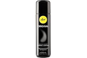 pjur ORIGINAL - Lubricante de silicona Premium - lubricación duradera sin pegarse - cunde mucho y es adecuado para preservativos (250ml)