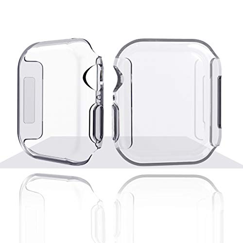FUNKID Compatible pour Protecteur écran Protection Apple Watch Series 4 Etui iWatch 4 Soft Cover Coque 40mm