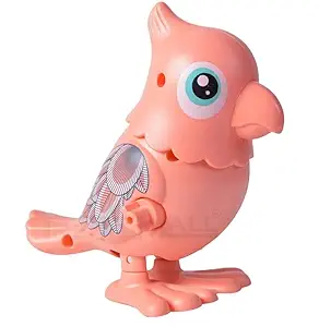 Tread Mall Mini Colorful Childrens Clockwork Toy Parrot Wind Up Toys for Kids Boys Girls,Birthday Party Gifts,Classroom Prizes, Party Favors Supplies