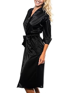 MICHELLE - mittellanger Morgenmantel / Negligee aus der Sophie Bernard Kollektion. Fühl dich wohl!