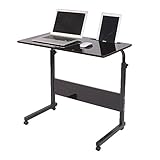 Dimensiones del mesa: 80cm L* 40cm W * 71-90cm H. Peso: 7kg.