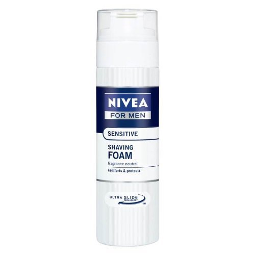 Nivea For Men Sensitive Shaving Foam 200Ml - Pack Of 2