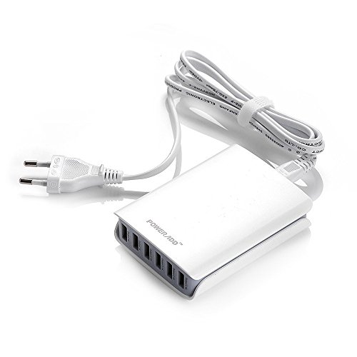 Poweradd 50 Watt Ladeadapter mit 6 USB Port USB Ladegerät für Smartphones,5V Tablet PCs und andere USB Geräte - 8