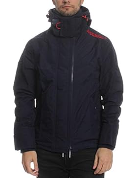 Superdry Übergangsjacke Men TECH HOOD POP ZIP WINDCHEATER Nautical Navy Rebel Red