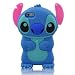 Produktbild iPhone 6 6S Schutzhülle, Anya 3D Cute Schleife Superheld Serie Stil Cartoon Weichgummi Silikon Rückseite Schale Schutzhülle für Apple Iphone 6 6S 11.9cm - Lilo Stitch Bewegliche Ohr Blau