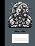  Cherokee Indian Magic Symbols: Native American Composition - 7.44 x 9.69 - Wide Ruled - 120 pages