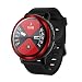 Produktbild Oasics Smart Watch,Herren- und Damen Smart Watch Geeignet iOS & Android Smartwatch - LEMFO LEM8 Bluetooth Smart Uhr 4G WiFi 16GB Kamera-Herzfrequenz für Android iOS (rot)