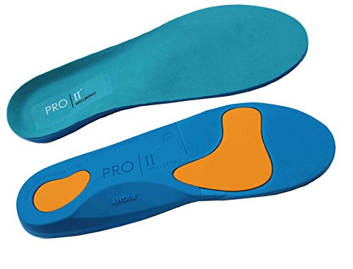 Plantillas ortopédicas para zapatos de deporte, trabajar o caminar, de Pro11, color Azul, talla XL
