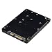 Produktbild hahuha  2 in 1 M.2 NGFF B-Key & mSATA SSD zu SATA 3.0 Adapter Converter Gehäuse