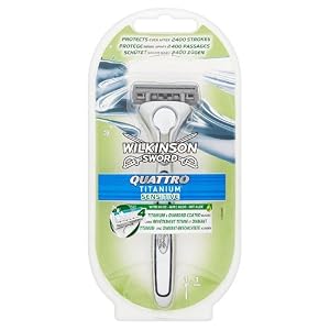 Wilkinson Sword Quattro Titanium Sensitive Razor