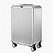 Produktbild LJSHU Koffer-Aluminium-Magnesium-Legierung 4 Rad Trolley Case Universal Rad Metall Koffer,Silver,24Inch