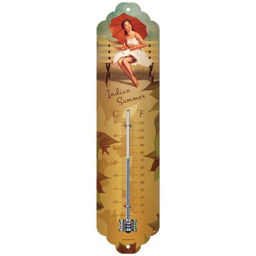 Nostalgic-Art - Pin Up Indian Summer - Thermometer - 6,5x28cm