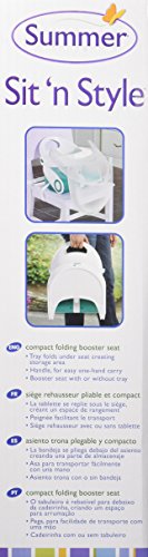 Summer Infant 613346 Sit ’n Style Sitzerhöhung / Kindersitz, weiß / grün - 11