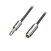 Produktbild LINDY 35293 - CROMO Vergoldet Audiokabel mit 3,5 mm Klinkenstecker/-buchse - 3m