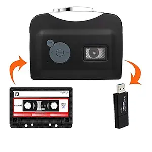 Microware USB Cassette Tape to MP3 Converter Player Convert into USB Flash Drive/Flash Memory/Pen drive, No Need Computer