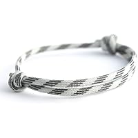 KOMIMAR Surfer Armband RACING - cool lässiger Surf Style - Freundschaftsarmband - Snowboarder - Skater - Segeln - Geschenkidee - Handgemacht - Yachting - Skipper