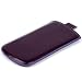 Produktbild NFE² Echtleder Etui violett mit Ausziehlasche Samsung S5230 Gold
