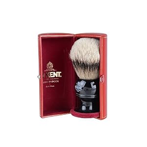 Kent King Sized Silvertip Shaving Brush - BLK12 Black - Image 2
