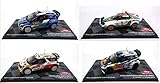 4 WRC Collection miniature cars 1/43 scale