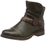 Weicher Gehcomfort Rieker Damen 97790 Kurzschaft Stiefel, Grün (Forest/Testadimoro 54), 39 EU
