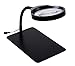 Produktbild Desktop HD Vergrößerungsglas 36 LED Licht Vergrößerungsglas Desktop 10X Lupe mit Led Lights Ältere Lesung Wartung Gravur Lampe High-Power, Schwarz
