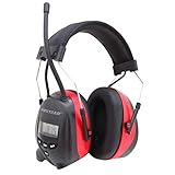 Protear Casque Anti Bruit Radio Bluetooth, Pile au Lithium Rechargeable intégrée et Microphone, Protecteurs d'oreilles pour Atelier, Jardin/Tonte, Tracteurs, Certifié SNR 30dB CE