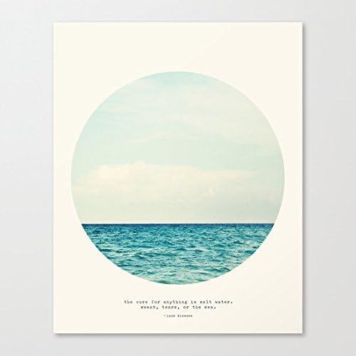 YUIEND Salt Water Cure Art Canvas Print Modern Wall Art For Home Decor 12x16