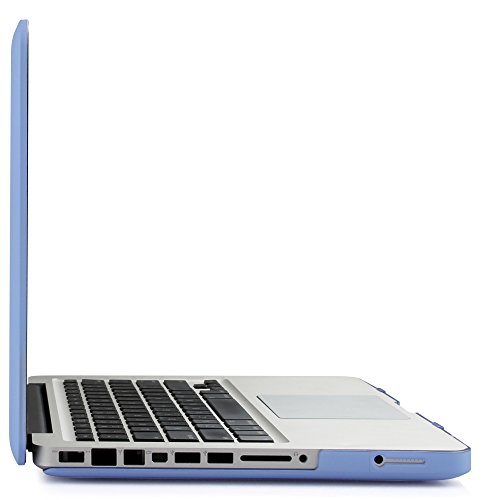 iDOO MacBook Schutzhülle / Hard Case Cover Laptop Hülle [Für MacBook Pro 13 Zoll – mit CD-Laufwerk: A1278] – matt, Babyblau (Blaue Gelassenheit) - 4