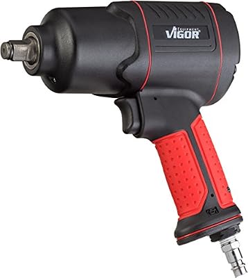 Vigor Visseuse à percussion 12,5 mm 1/2 ", Haute Performance double marteau à percussion réseau, 1 pièce, V4800