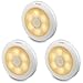 Produktbild SYCEES LED Touch Lampe Nachtlicht Schrankleuchte Wandleuchte Dimmbar / Batteriebetrieben / Selbstklebend Touch-Lichter / Stick-Anywhere/ Warmweiß 2700K / 3 Stück