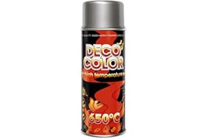 DECO COLOR Fahrzeugteile Hoffmann 1 Stück 400ml Aluminium Ofenlack Auspufflack Lack hitzebeständig 650° 13290