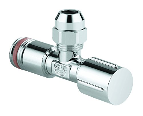 Preisvergleich Produktbild GROHE / Sicherungstechnik - Eckventil / für Einhandmischer mit selbstdichtendem Anschlussgewinde, Wandanschluss 1 / 2 Zoll, Abgang 3 / 8 Zoll / 22040000