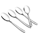 6 cucharas de servir en total, hechas de acero inoxidable resistente