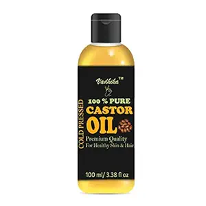 VADHIKA Pure & Natural Cold Pressed castor Oil for Hair & Skin 100 ml