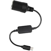 Type-C 5 Volt To 12 Volt Max 1 Amper &Ccedil;akmak Fiş &Ccedil;evirici Type-C PD Portundan Gelen G&uuml;c&uuml; 12V Ara&ccedil; &Ccedil;akmak Soketine D&ouml;n&uuml;şt&uuml;r&uuml;r