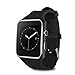 Produktbild WCPZJS Smartphone Smartwatch 1,54"gebogener Touchscreen Smart Watch Bluetooth Telefon Schrittzähler Kamera SIM Anti Lost Watches