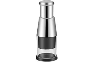 QSRTHFV Pressed Garlic Chopper Stainless Steel Manual Garlic Masher Handheld Push Type Garlic Labor Saving Kitchen Food Gadget for Ginger Chili Onion Salad