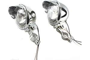 HUIANPEN 12V LED Universal Passing Driving Spot Light Fog Lamp bar Tube Mount Bracket Clamp Motorcycle Chopper Atv Scooter Offroad