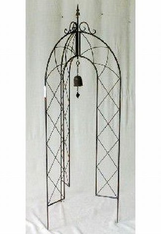 DanDiBo Rankhilfe mit Glocke 120264 faltbar Rankgitter H-172 cm D-70 cm Kletterhilfe Zaun - 7