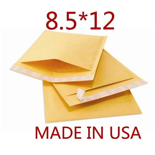 200 #2 8.5 x 12 Kraft Bubble Mailers Padded Shipping Envelopes Bags 8"x 12"
