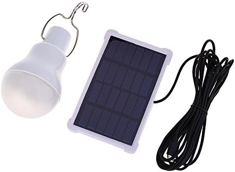 EarMe Portable 15W 140LM Solar Powered Led Bulb Lights Outdoor Solar Energy Lamp Lighting for Home Fishing Camping Emergency & Other Outdoor Activities