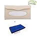 Automaze Car Sun Visor Beige Tissue Box Holder With Free Microfiber Cleaning Cloth(30X 30cm) RS.299.00