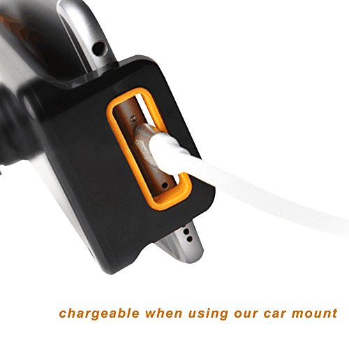 IPOW® Universal Handyhalterung 360 Grad Drehbar Auto KFZ Handyhalter für CD-Schlitz, iPad Mini 4 3 2 1 iPhone, Samsung, LG, Nexus, HTC, Motorola, Sony, Nokia und weitere Smartphones - 5