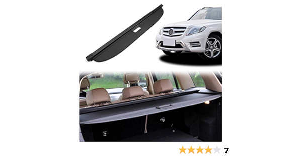 Orealtool Laderaumabdeckung Kofferraum Schutz Abdeckung Cargo Cover Fur Mercedes Benz Glk 300 2008 2015 Schwarz Ausziehbar Kofferraumabdeckung Rollo Amazon De Auto Motorrad