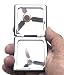 90 Degree Magnetic Locked,Chrome Polished pocket purse 2 way(Magnifying & Regular) Mirror For Make up and Grooming RS.325.00