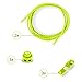 Produktbild Lumaland Schnürsenkel ohne Binden Lock Lace ca. 110 cm Schnellverschluss reflektierend neon gelb