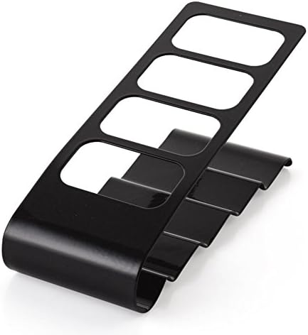 Remote Control Organizer, Metal Remote Caddy Rack Remote Holder Desktop Organizer for Office Home Space Saving Storage