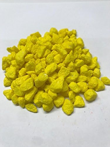 AquaRock 2 kg aquarium decorative gravel (Golden Seahorse Yellow)